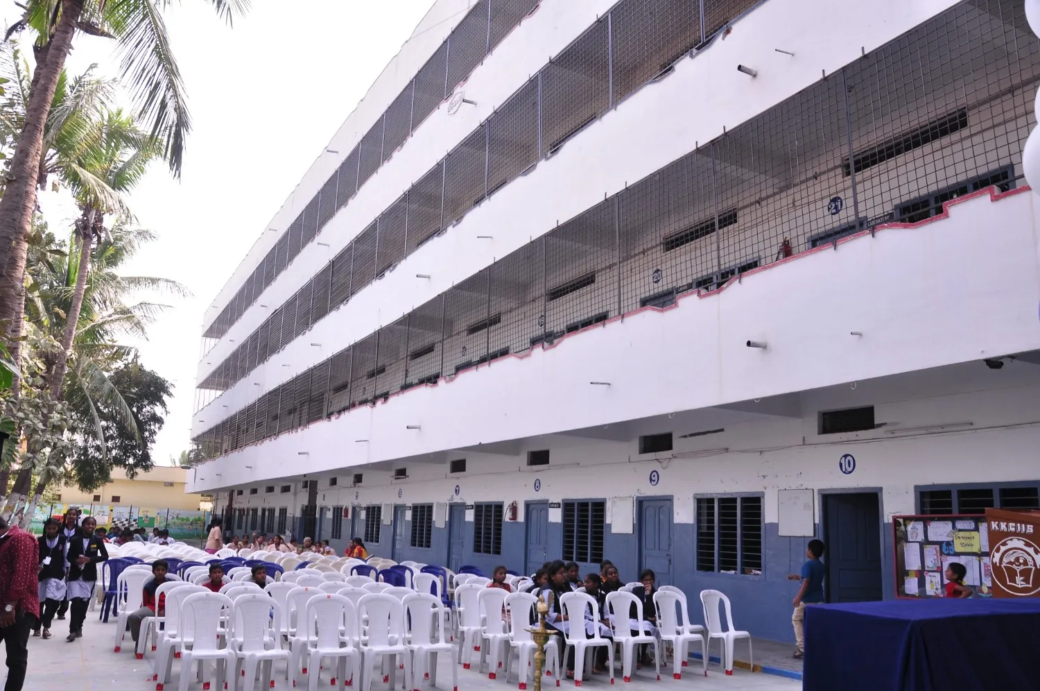Kids Kingdom Grammar High School campus building, Bibinagar